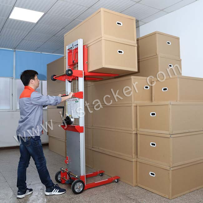 Elevação manual de material com pernas padrão 
